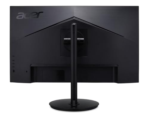 Image of Acer 24 inch FHD IPS Monitor with 1ms Response Time, AMD FreeSync, Anti-Glare, Built-in Speakers, 250 nits Brightness, VESA Mount (100mm), HDMI, VGA, Black Color w /DKZ Hub & ErgoFlexy Single Mount Arm