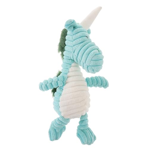Sosoport Giocattolo Per Cani e Gatti Peluche Forma Di Unicorno Giocattolo Sonoro Per Piccoli Animali Domestici Per Masticare e Giocare Morbido e Resistente Design Divertente e Interattivo