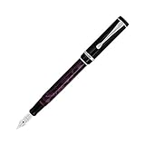 Conklin Duragraph Fountain Pen - Purple Nights - Omniflex Chrome