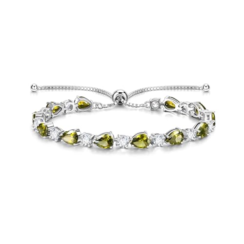 Bracelet tennis argent plaqué or blanc FANCIME, bijou chic du quotidien