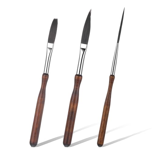 Sorcristy 3 PCS Pinstriping Kit High Performance Striping Brushes