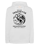 CMSLT Sudadera Premium Targaryen, Sudadera Targaryen, Sudadera Hombre, Targaryen, casa Targaryen, Sudadera Unisex, Sudadera con Capucha