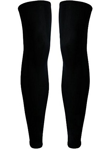 FakeFace Compression Leg Sleeves Brace - One Pair Black