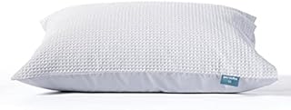 Night Owl - 100% Natural Cotton Waffle Pillowcase Pair - Two Super Soft Touch Pillow Covers - Luxury Bedding - Grey