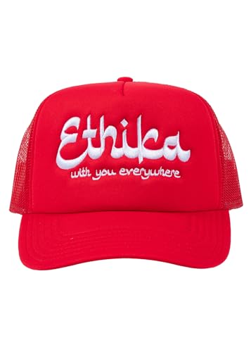 Chapeau de camionneur Ethika anti transpiration respirant rouge
