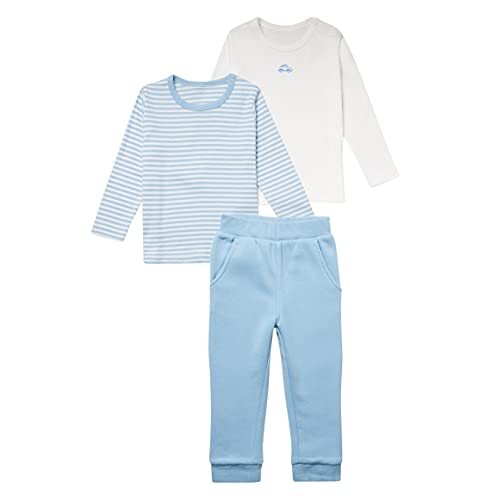 Image of Stellou & friends Baby, Infant & Toddler 3 Piece Coordinated Outfit Set | 2 long sleeve t-shirts and pants