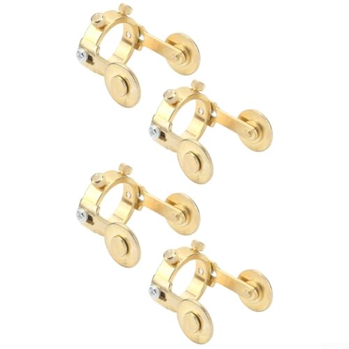 4 espaciadores de rueda guía de rodillo cortador de plasma con soporte dorado para soplete de corte de plasma P-80, construcción de metal con resistencia al calor y ajustable