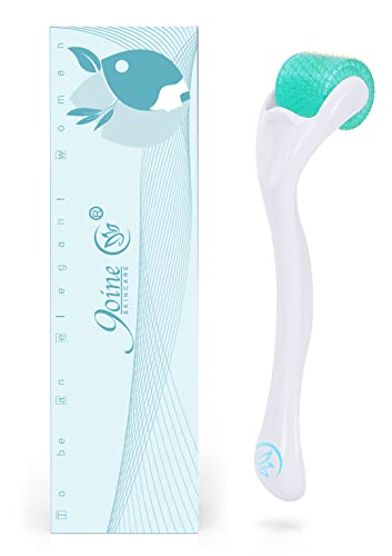 Micro Derma Roller for Face - 192 Titanium Microneedle Roller, Skin Care Face Roller, Derma Roller for Beard Hair Growth & Care - Facial Roller for Women, Beard Growth Roller Gift for Men