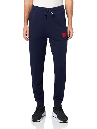 HUGO Doak212 bas de survêtement rouge homme en coton premium décontracté