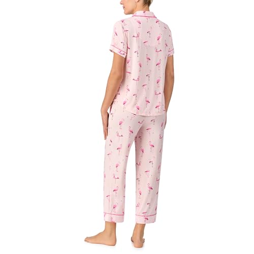 Image of kate spade new york Short Sleeve Cropped Pant PJ Set