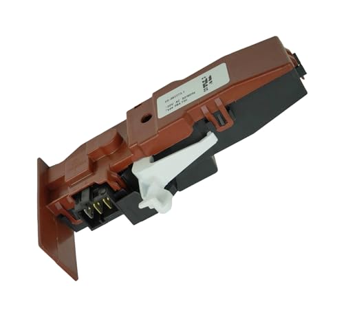 La Mejor Lista de centros de lavado ge - solo los mejores. 40 WH10X20821 - Interruptor de bloqueo de puerta de arandela EG-380773.1 apto para GE Hotpoint Bosch 00648526, WH01X20823, WG04L04502, GFWH1200H0WW, GFWS1700H1WW, GFW400SCKK40SCK1...