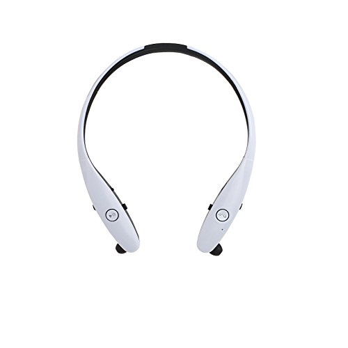 Clip Sonic Technology TES165 - Auriculares Deportivos, Bluetooth, Color Blanco