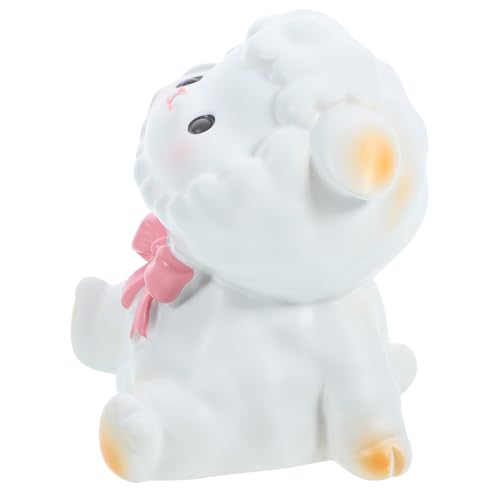 Levemolo Miniatura Pecora in Resina Statuetta Animale Da Giardino Decorazione Mini Pecore Per Piante in Vaso Statuette Pecore Per Micro Paesaggi Accessori Da Giardino Compatti e Resistenti