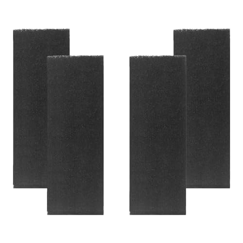 Delapan Cat Litter Box Charcoal Filters fits 10Inch x 3.5Inch LR3 Connect Replacement Carbon Odor Filters, 4-Pack