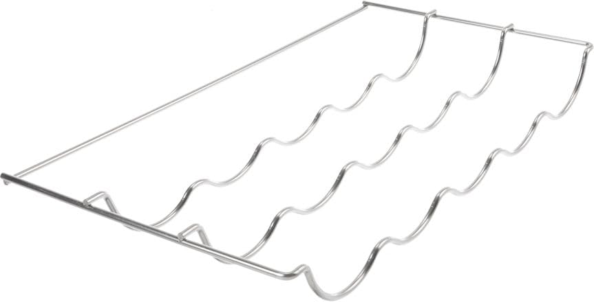 Portabottiglie 45 cm x 24,5 cm cromato per frigoriferi incasso compatibile con Bosch Siemens Neff 177x54 cm 11041775