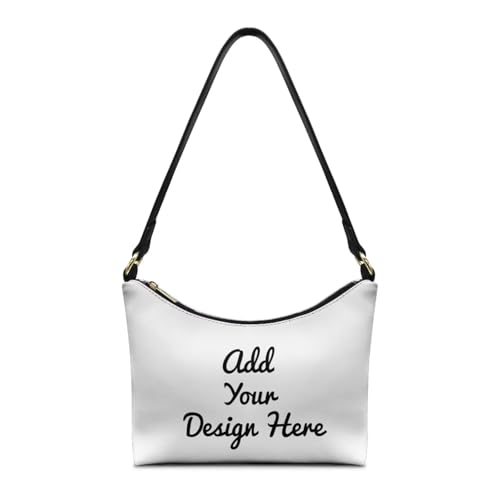 Image of Handbag for Women Leather Underam Shoulder Bag with Zipper Fashion Work Purse Waterproof Travel Wallet