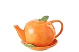 Theiere + Plateau Orange Dolomite Orange