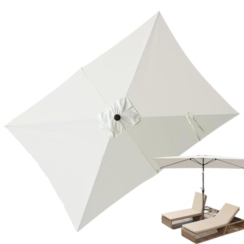 Toldo de repuesto para terraza y jardín de 6.5 x 10 pies rectangular