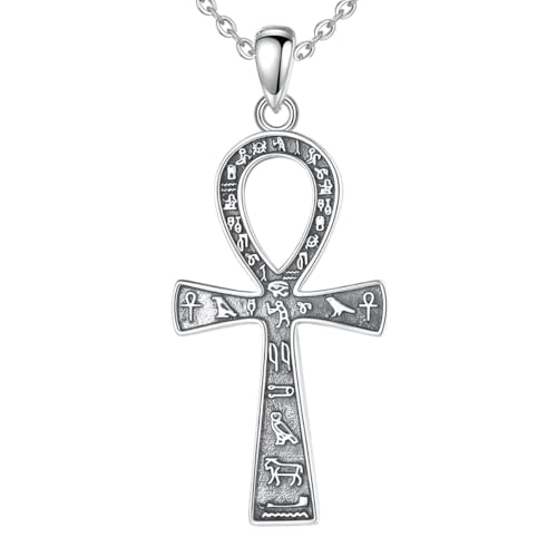 Bijoux Ankh amulette argent sterling pour look personnalisé vintage