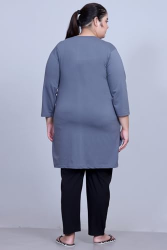 Image of RYSH Women's Plus Size Printed Long Top