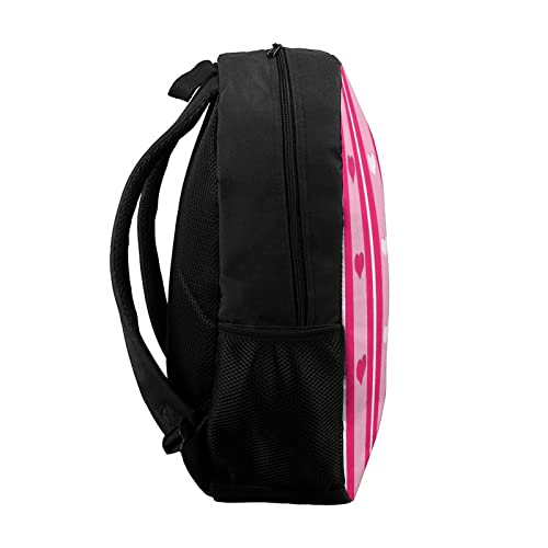 Mochila escolar unisex para niños con espalda acolchada y rayas 3