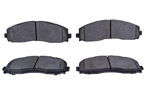 Image of Ceramic Rear Brake Pads Set(D1691) Replacement for Ford 2013-16 F250 Super Duty, Ford 2013-16 F350, 2013-21 F350 Super Duty, Ford 2013-16 F450 Super Duty