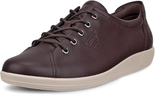 ECCO Women's Soft 2.0 Sneaker, Granet, 40 EU