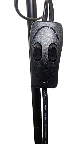 Luminária Articulada Abajur Chão duo floor Metal pedestal Lustre Coluna 1,72m