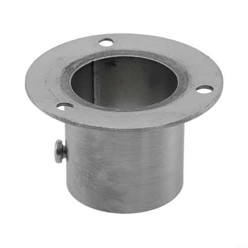 Connettore flangia da parete in acciaio inox ad alta resistenza per fissaggio a tubo solido con chiusura a vite (32 mm)