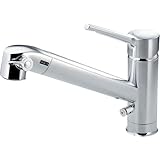 キッチン用 浄水器内蔵シングルレバー混合水栓 エコハンドル 凍結防止水抜き仕様 RJF-871YN