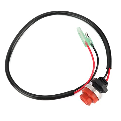 Hidyliu Interrupteur de Démarrage et D'arrêt Durable, pour Bateau Marin, Yatch, Moteur Hors-bord, Bouton Poussoir sans clé, Fil de 45cm, étanche – vue 3