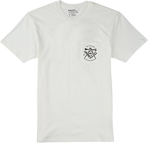 BURTON Men's OG Slim Short Sleeve Tee, Stout White, Large
