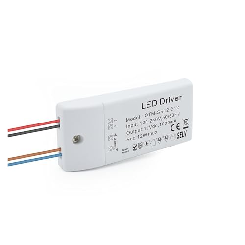 Alimentation LED 6W avec boîtier plastique isolé pour armoire