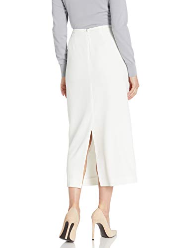 image for Kasper Women's Stretch Crepe Column Skirt, Vanilla Ice, 16