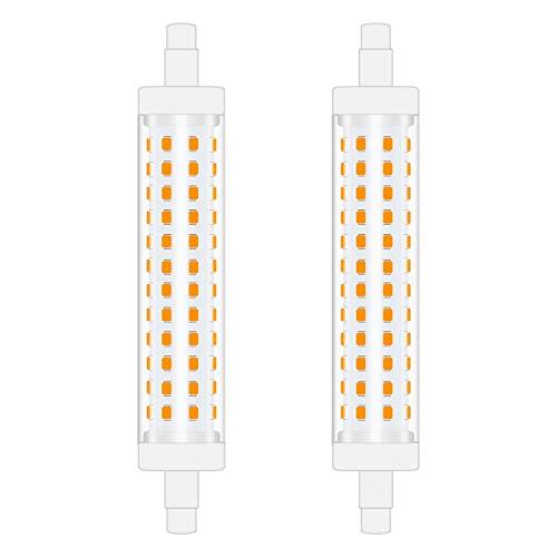 Caldarax 12W R7s LED Bulb 118mm, Warm White 3000K, 120W R7s J118 Linear Halogen Bulb Replacement, 1500LM, Non-Dimmable