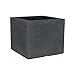 Produktbild Pflanztopf Geli Kubus Kunststoff 40x40x32,5 cm anthrazit