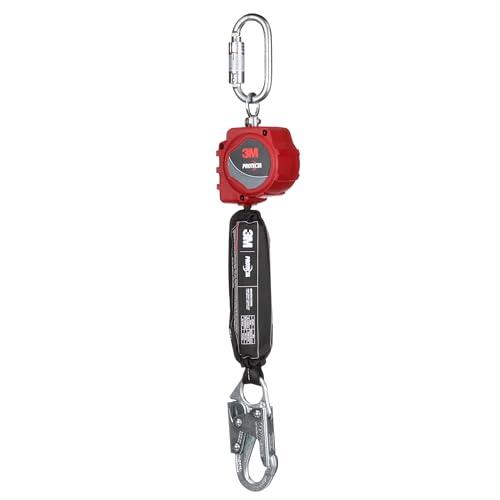 3M Protecta Self-Retracting Lifeline with Carabiner 3100506, Web, Steel Snap Hook, 6 ft., OSHA, Overhead Anchor Point - image 4