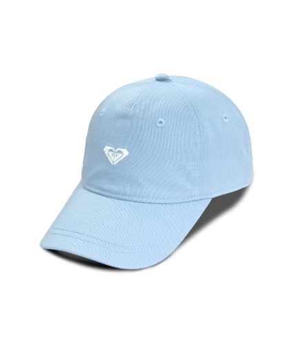 Roxy Girls Embroidered Baseball Cap | Dad Hat | Adjustable | Sun Protection | Beach | Vacation | Cotton - Skyway