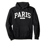 París Francia College University Style Sudadera con Capucha