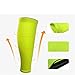 CHYLMAPHEN 2Pcs Sports Calf Guard Non-Slip Wicking Moisture Sweat Breathable Pressure Socks Football Basketball Leg Support Sleeve for Shin Splint Relief, Recovery, Running(White,XL)