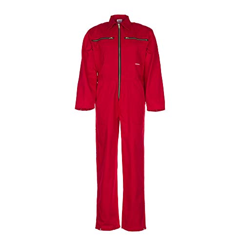 Herren Planam BW 290 Rallyekombi mittelrot Modell 0128 128054 54 (Herstellergröße: 50)