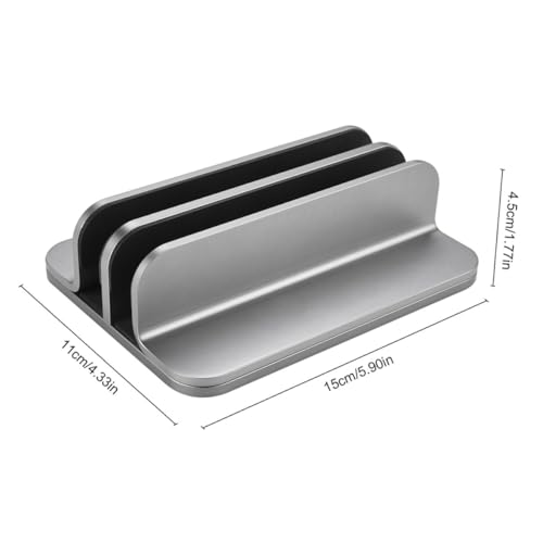 Soporte vertical para laptop Uonlytech de aleación de aluminio miniatura 7