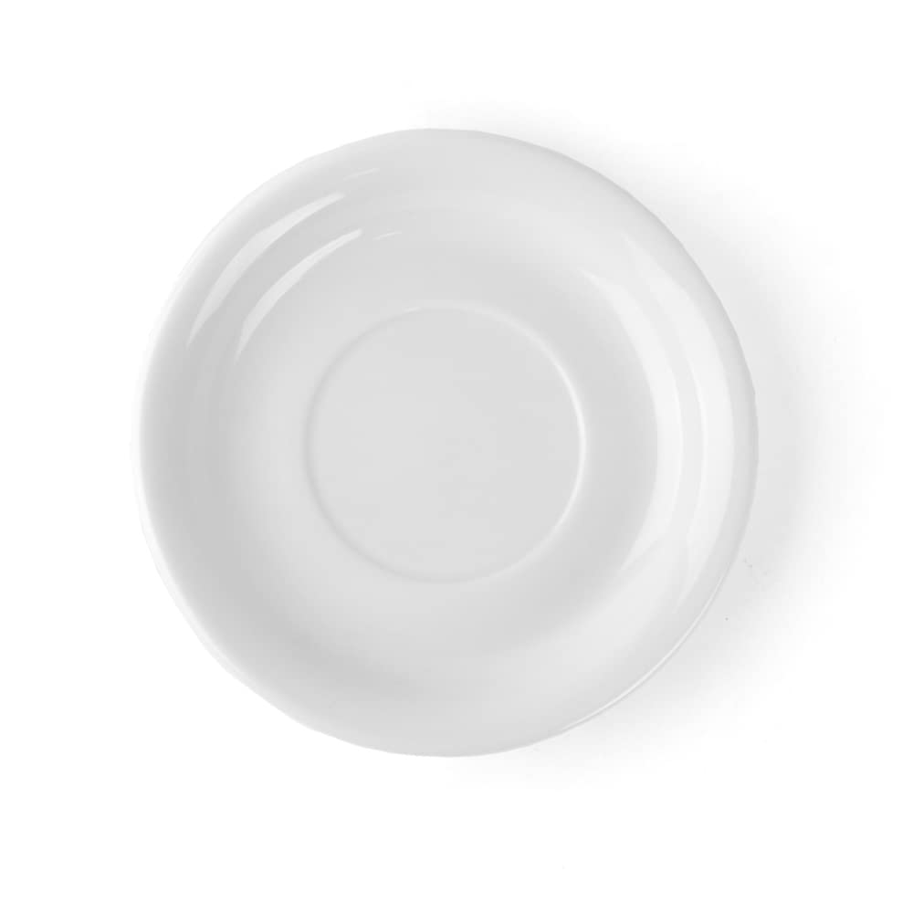 Holst Porcelana 115895 155 Leche Café/Taza Platillo 15 cm Color Blanco, 15.5 x 15.5 x 2 cm | 15,5 x 15,5 x 2,4 cm