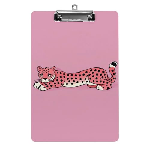 Porte-bloc en acrylique A4 Cheetah élégant et ultra résistant aux rayures