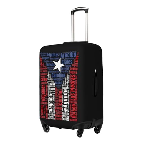 Puerto Rico Flag Luggage Cover Protective Cover Anti-scratch Fits 18-32 Inch Luggage3