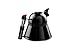 Uncanny Brands Star Wars Darth Vader Lightsaber Stovetop Kettle - Black, 1.7 Litres