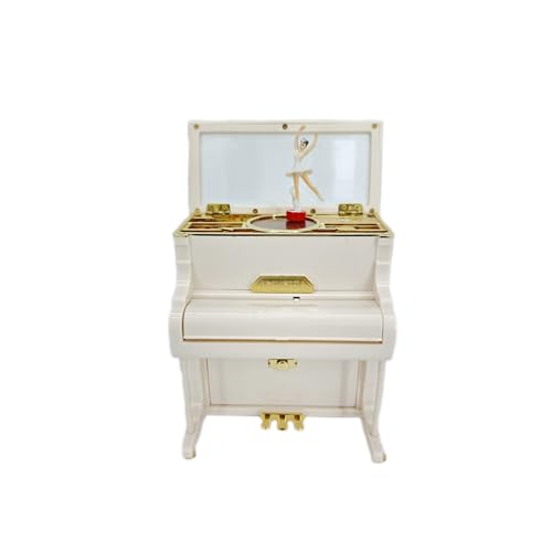 Caja Musical Piano, Caja Música Piano, Joyero Musical, para Regalos de San Valentín, Navidad y Cumpleaños