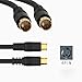 VANTIYAUS S-Video Cable 1.5m/5Ft Din 4-Pin Male to Male Gold Plated Connector for Home Theater, DSS receivers,Player Camcorders Transfer Video to TV or Monitor Connection Cable
