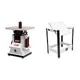 JET JBOS-5 Benchtop Oscillating Spindle Sander, 1/2 HP, 1PH 115V (708404) with Flip Top Benchtop Machine Table (728200)