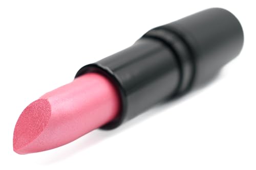 Image of Pure Ziva Crystal Rose Medium Warm Pink Satin Lipstick Color Moisturizing Paraben Free, No Animal Testing & Cruelty Free Lip Makeup Color